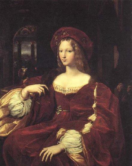 RAFFAELLO Sanzio Portrait of Jeanne d'Aragon Germany oil painting art